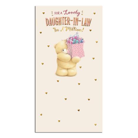 Lovely Daughter in Law Forever Friends Birthday Card